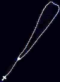 Chapelet la Croix, Chapelet Argent, Point de Croix, Chapelet Catholique, Croix Jesus